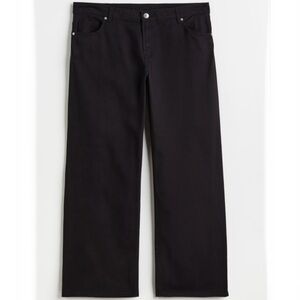 Divided by H&M Plus Size Stretch 4XL Wide Large High Waist Twill Pants Jeans